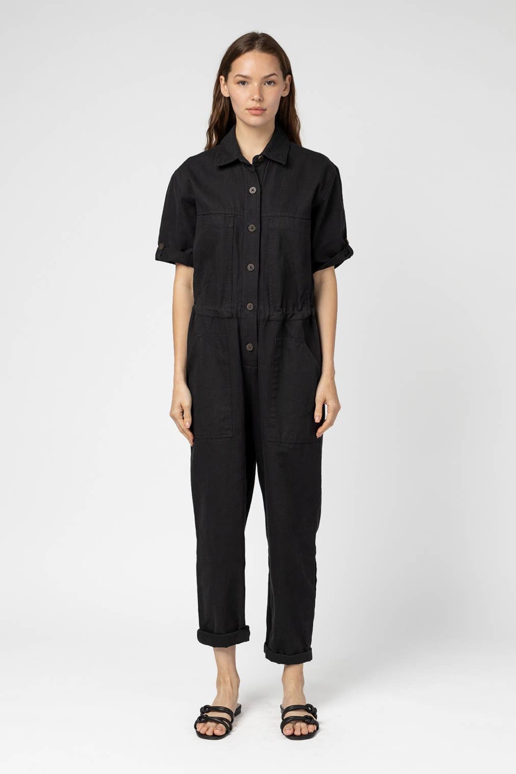 MOD REF - Wholesale Jumpsuit - Women's - The Winnett Jumpsuit | Short Sleeve Jumpsuit11