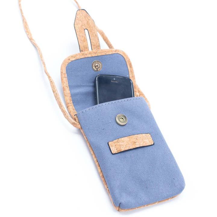 Meninas Bonitas Cork - Wholesale Crossbody Bag - Women's - Elle Cork Mobile Sling Bag-2081