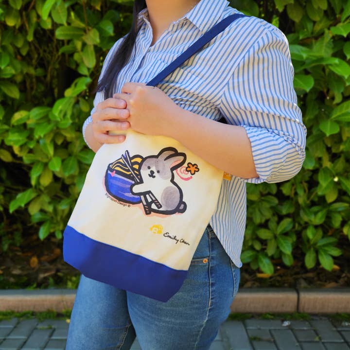 Brightspot Design - Wholesale Tote Bag - Women's - Capybara Cup Mini Canvas Tote Bag1