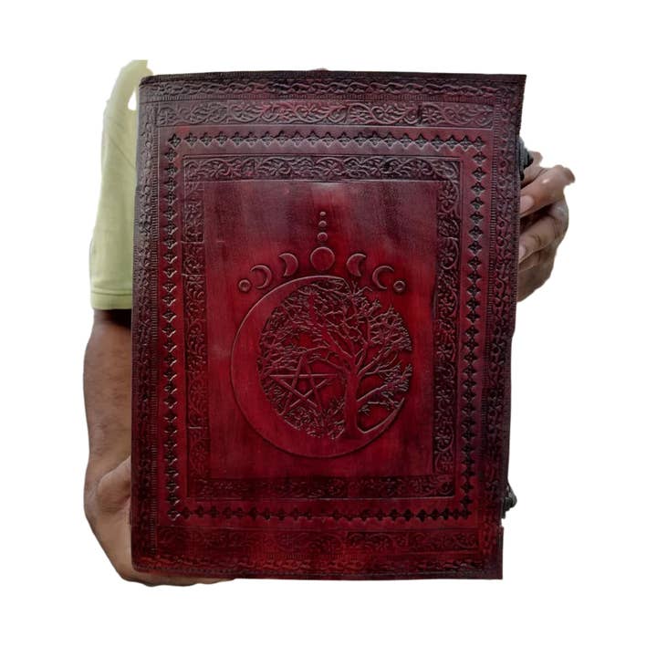 Läderjournal Keltisk Anteckningsbok Grimoire Dagbok Bok för wholesale av Billion Brothers