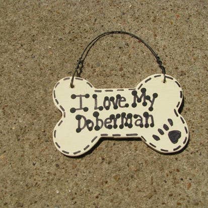 29-2083 Amo o Meu Doberman ou Nós Amamos o Nosso Doberman por atacado de Nannie and B's Crafts