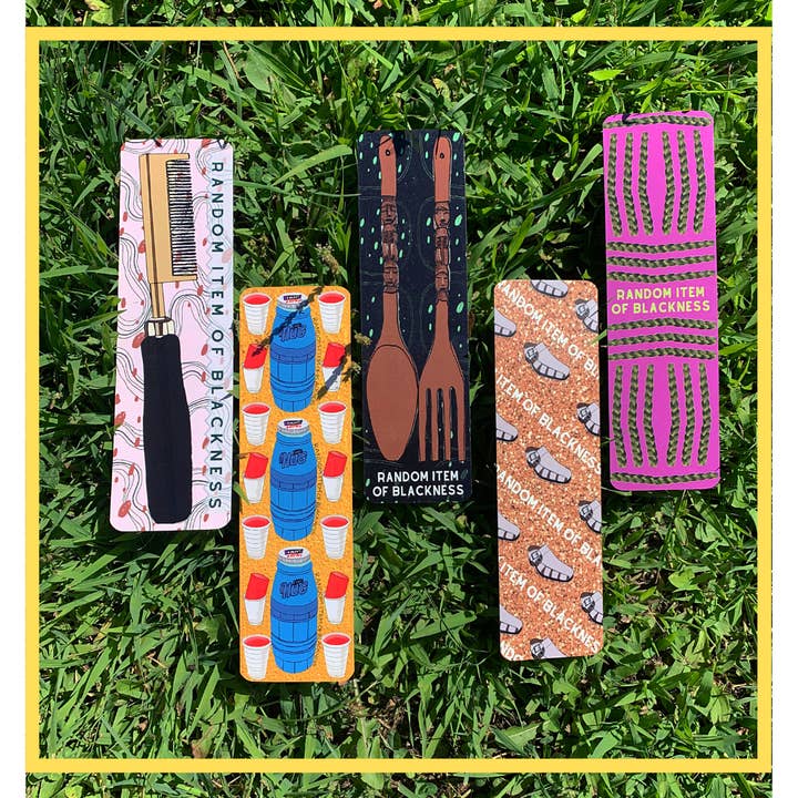 Lot de 5 marque-pages aléatoires de noirceur pour la vente par CHAMO