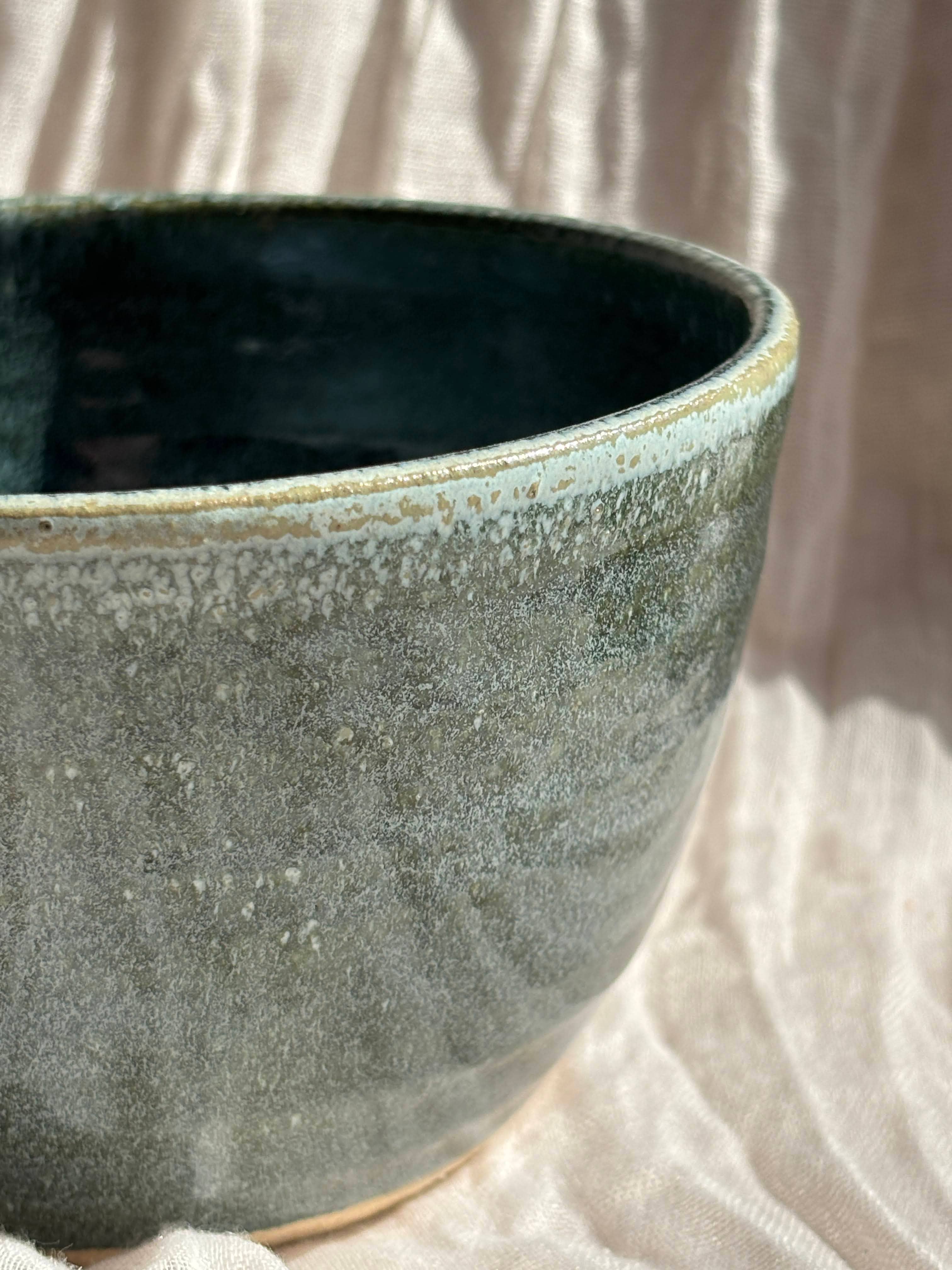 Charlotte Manser Ceramics – wholesale Bowl – Green Medium Bowl1