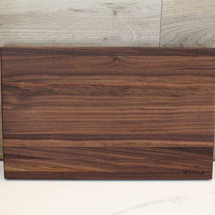 WELLB® Peque Wood Cutting Board, Edge grain, walnut, maple, red oak for wholesale by WELLB®️