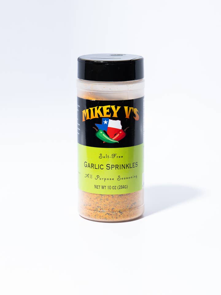 Mikey V's Garlic Sprinkles Salt-Free for wholesale by Mikey V's Foods