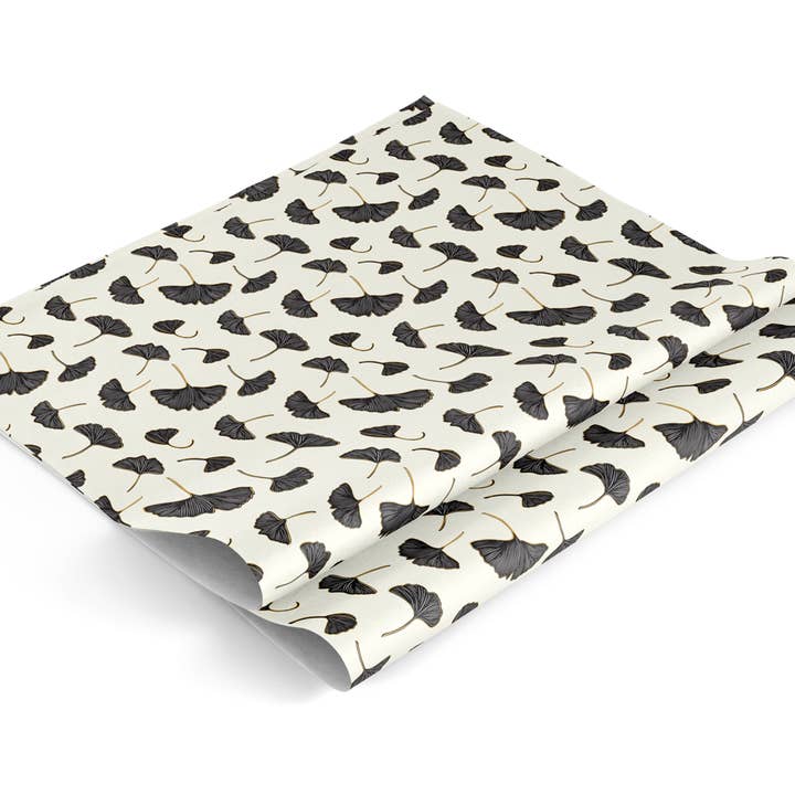 Dahlia Press - Wholesale Wrapping Paper Roll - Ginkgo - Gift Wrap (Rolls)
