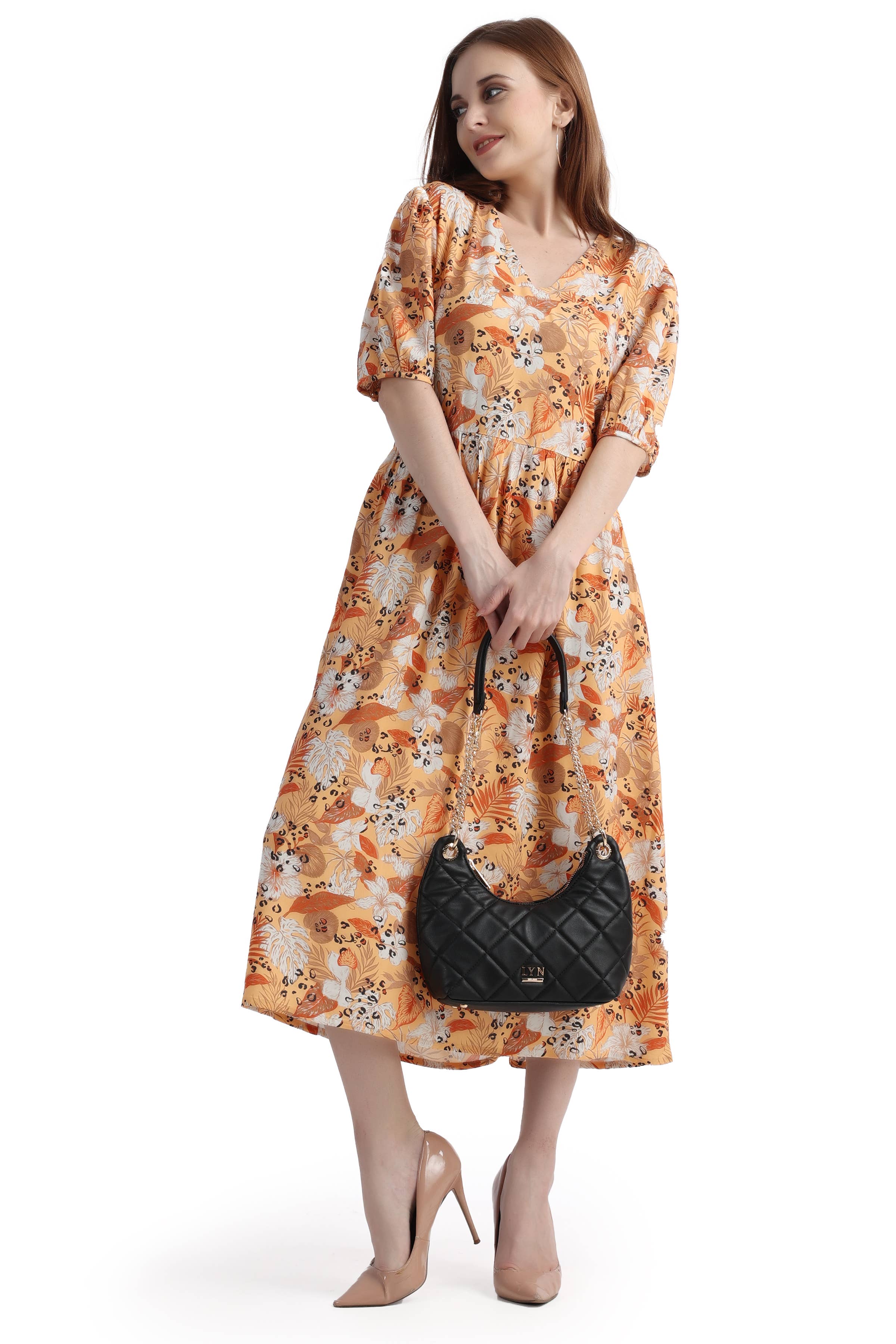 NRVNA MODE - Wholesale Dress - Women's - Riley Midi Dress2