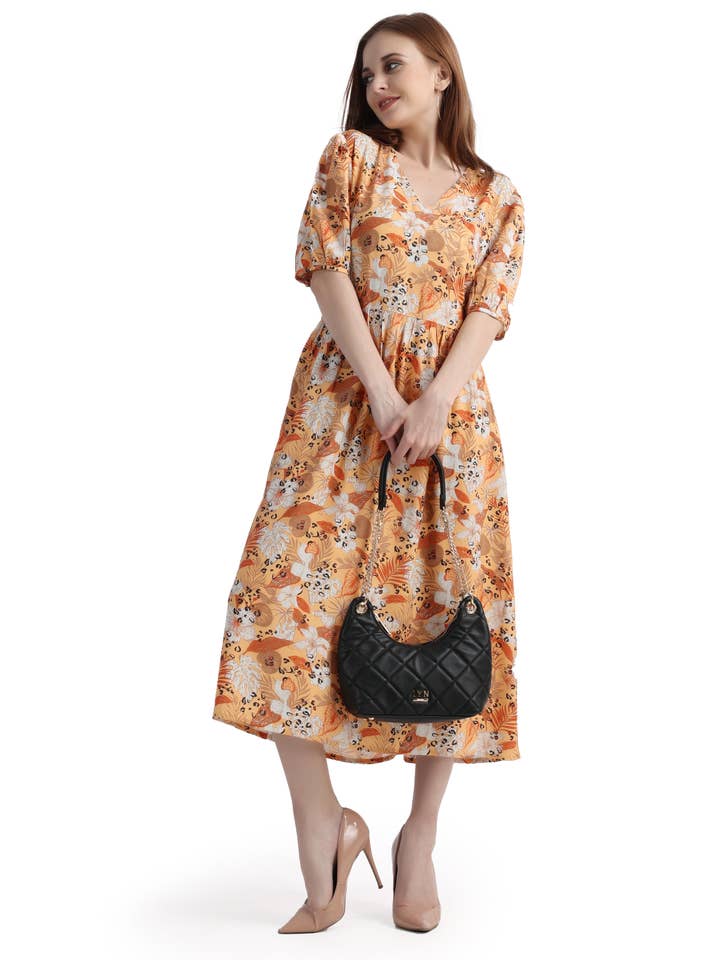 NRVNA MODE - Wholesale Dress - Women's - Riley Midi Dress2