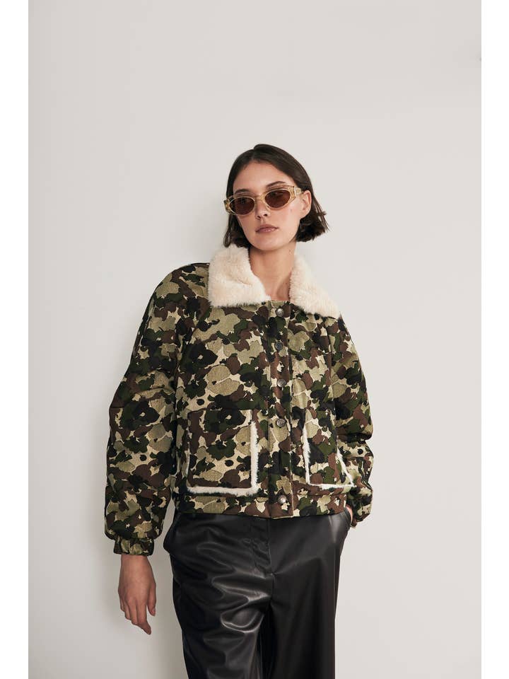 Virago Barcelona - Wholesale Bomber Jacket - Women's - Savage Bomber Camouflage1