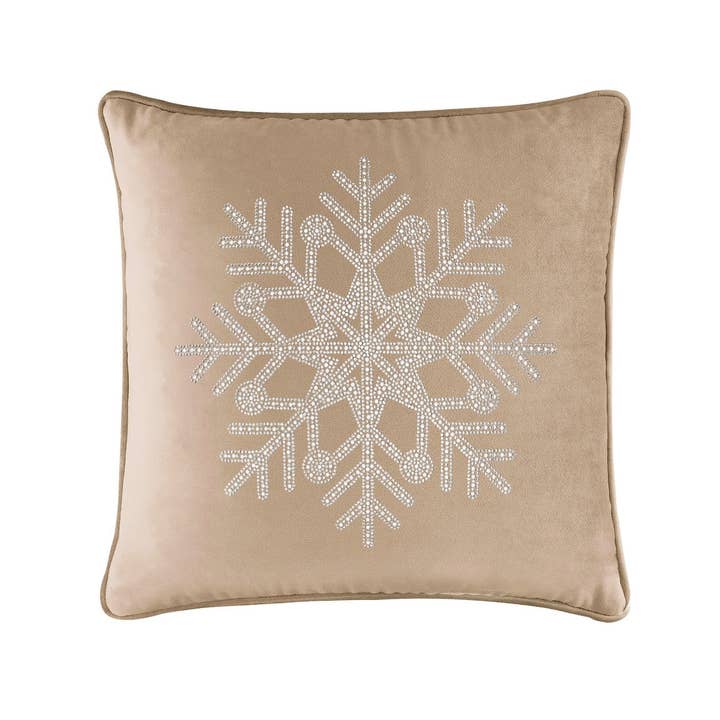 Sparkles Home - Wholesale Throw/Decorative Pillow - Rhinestone Snowflake Pillow26