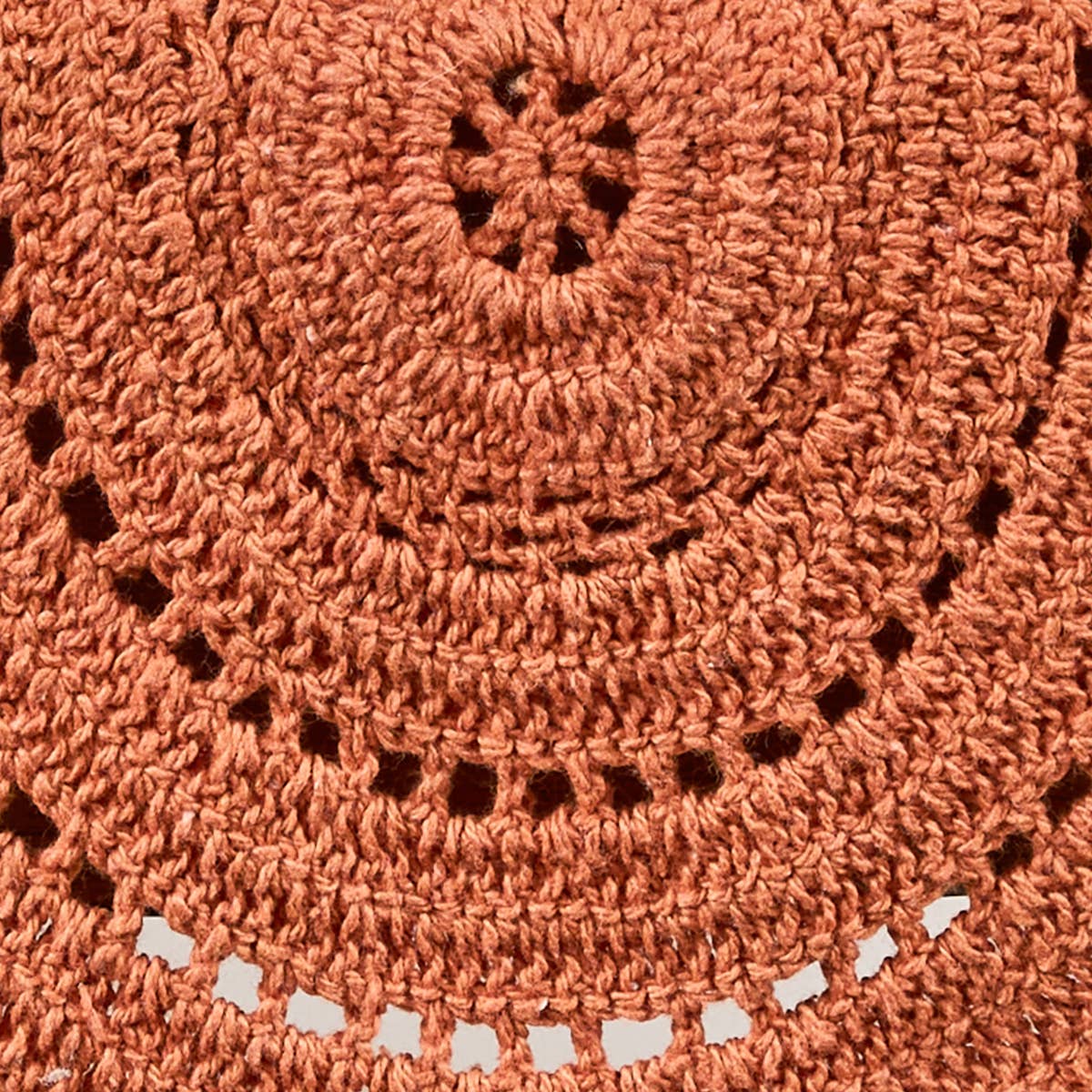 Split P - Wholesale Table Runner - Addison Crochet Table Runner 36" L - Sienna2