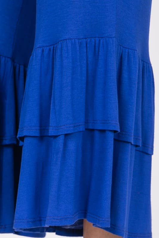 HEIMISH – Calças - Mulher por atacado – CALÇA CORTADA SÓLIDA SP1020S COM BABADOS2