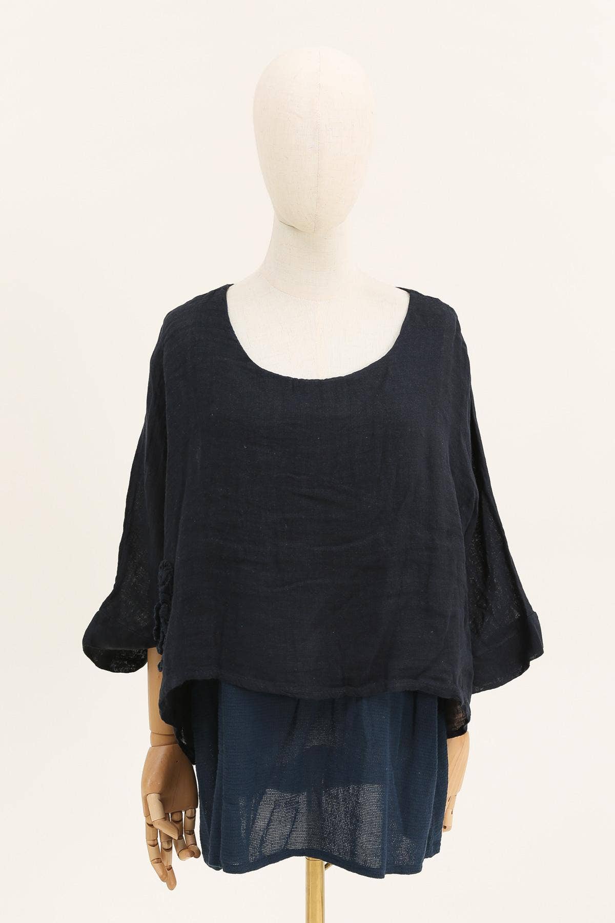 la maison des fibres naturelles - Wholesale Tunic - Women's - Linen tunic lined with cotton 87070 50% linen 50% cotton14