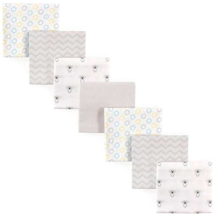 Luvable Friends Cotton Flannel Receiving Blankets Bundle, Ko for wholesale by BabyVision