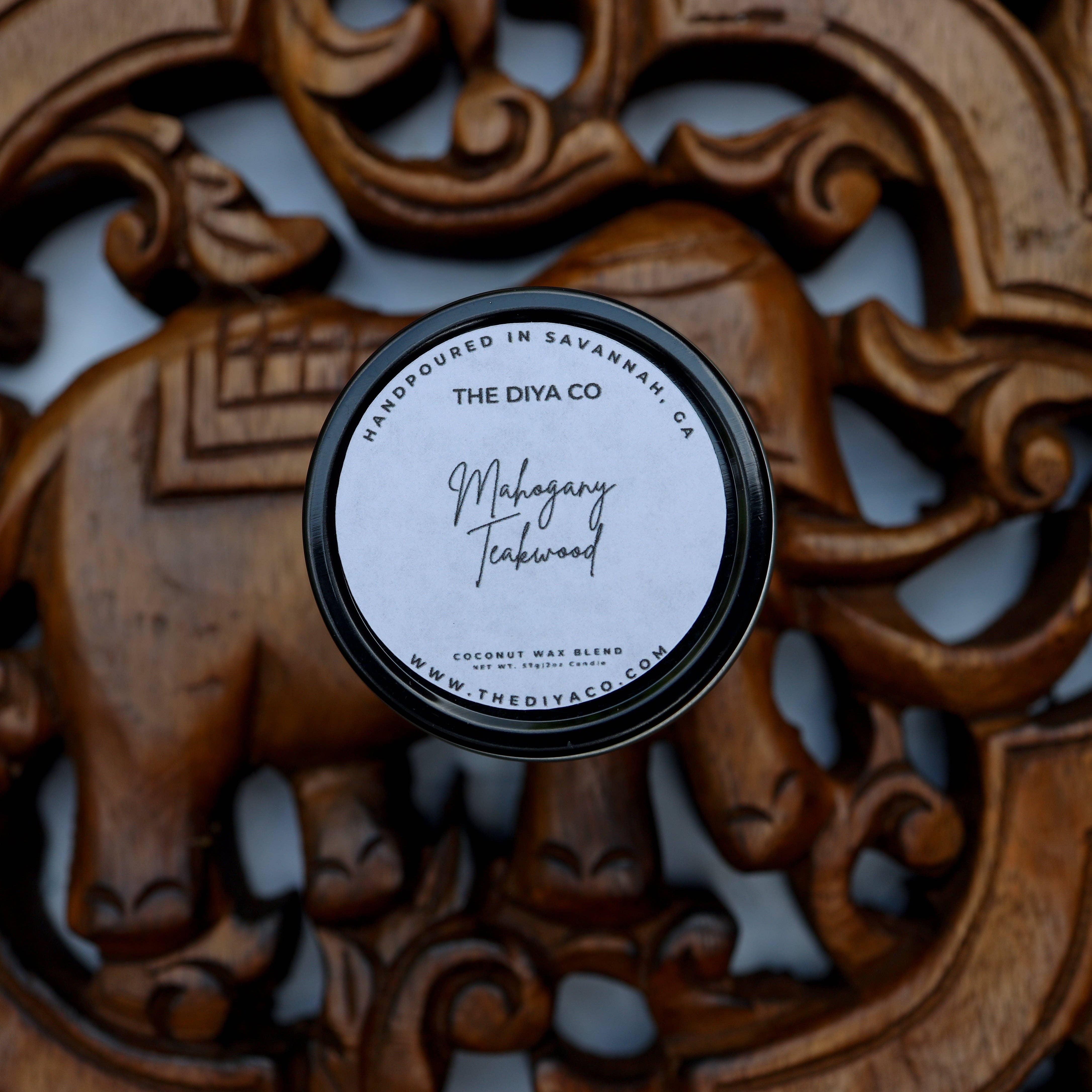 The Diya Co - Wholesale Travel Candles - Mini Tin 2oz Candle |Best Selling Scents |Coconut Soy Wax7