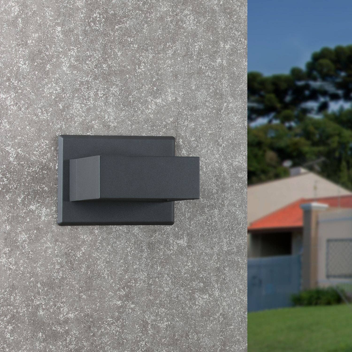 Hard Rock Health Stores - Venta al por mayor Luces de exterior/césped - Aplique de Pared Inowel LED Integrado Luz de Porche Moderna Impermeable IP54 Lámparas de Pared Exterior Luz de Esqueleto Arriba/Abajo 175059