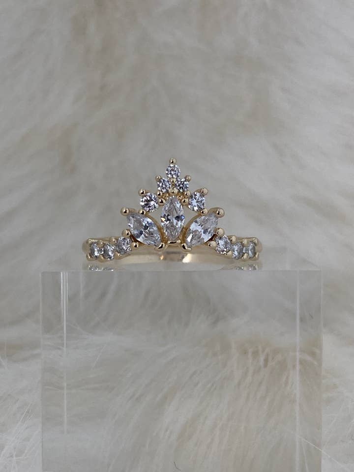 The Raegan V Shaped Ring for wholesale by SPARROW