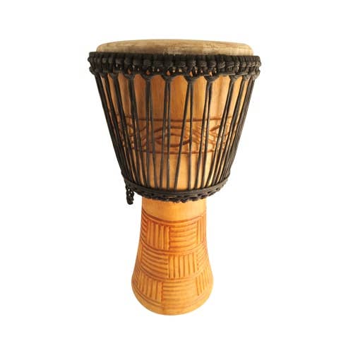 Carved Culture - Wholesale Musical Instrument - Ghanaian Djembe Drum7