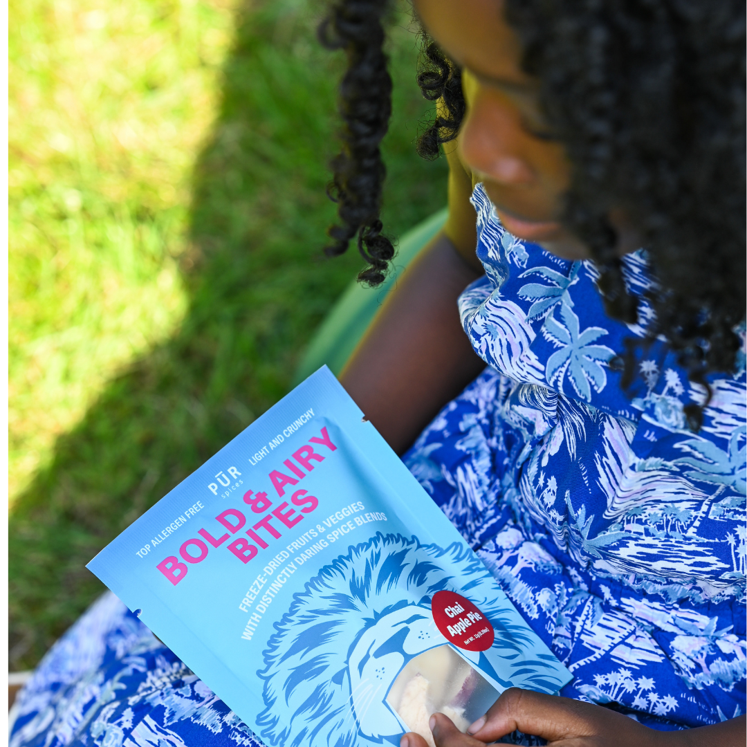 PUR Spices - Wholesale Fruit Snacks - Bold & Airy Bites - Chai Apple Pie Freeze Dried Snacks8