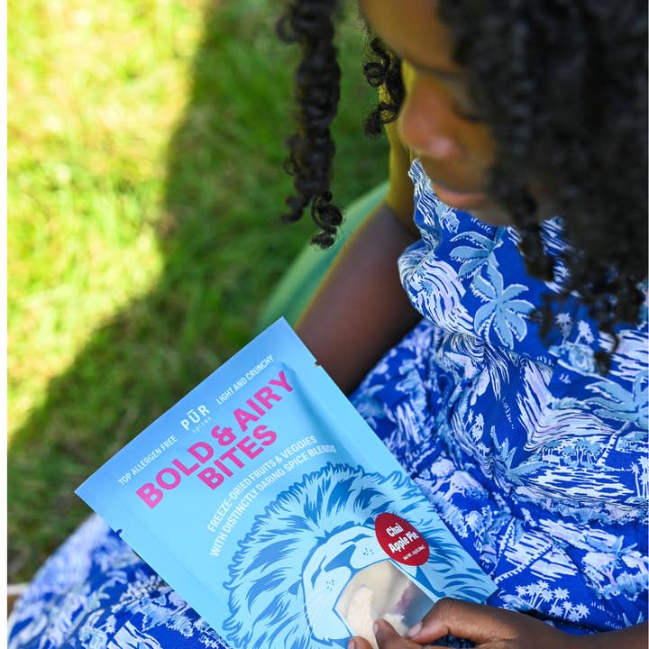 PUR Spices - Wholesale Fruit Snacks - Bold & Airy Bites - Chai Apple Pie Freeze Dried Snacks8