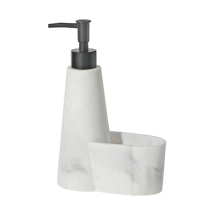 Polyresin Kitchen Sink Soap Displayenser In Marble Finish for wholesale by IH Casa Decor