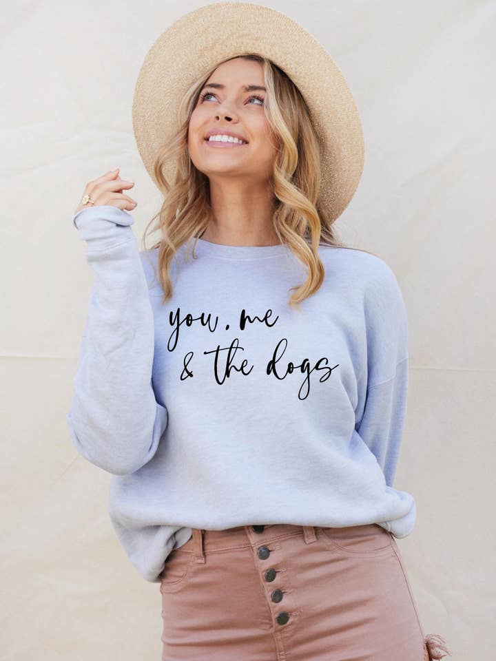 Sudadera estampada YOU, ME AND THE DOGS para venta al por mayor de OAT COLLECTIVE