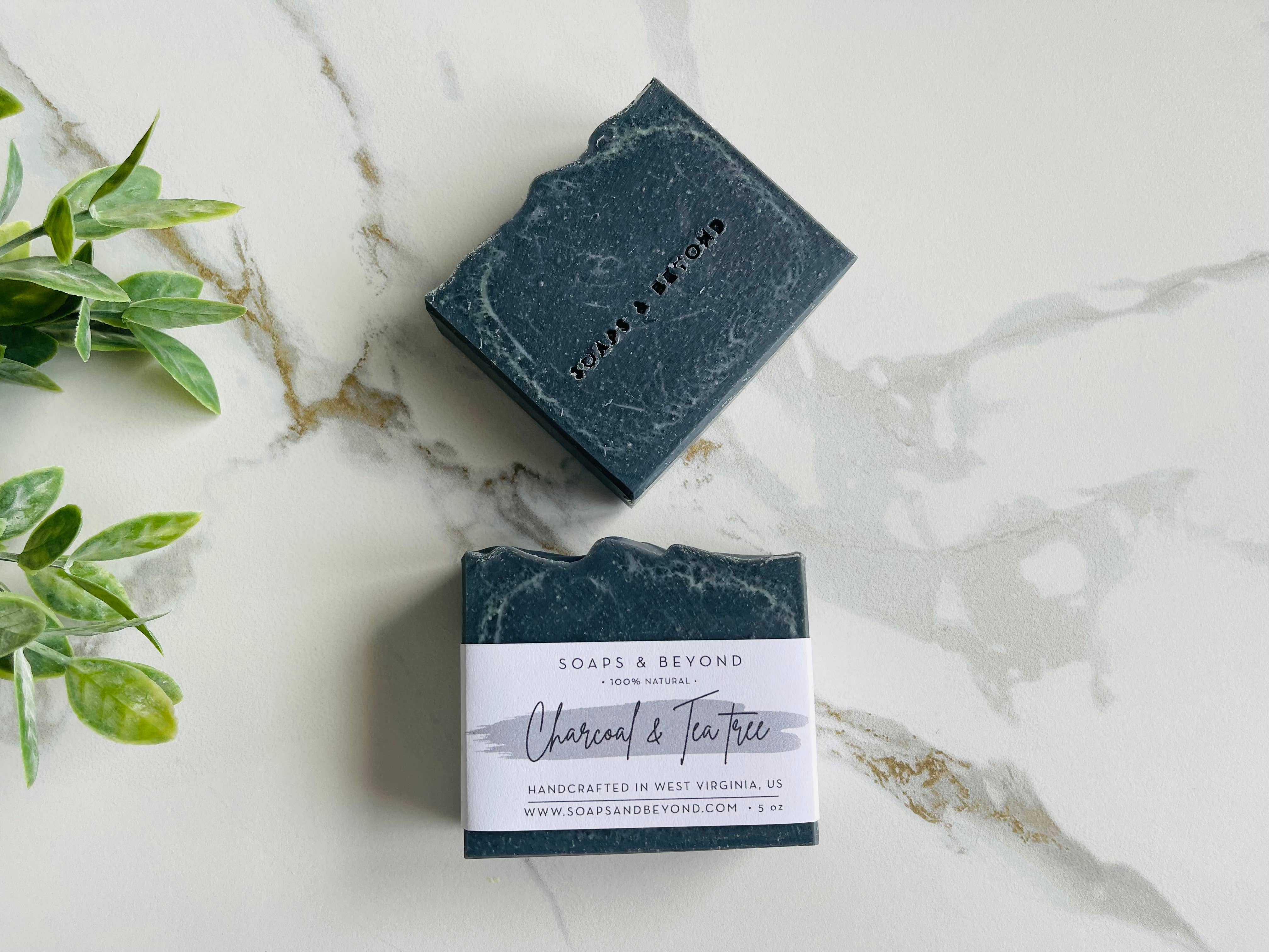 Soaps & Beyond – wholesale Tvål – Aktivt kol & Tea Tree Soap Bar1