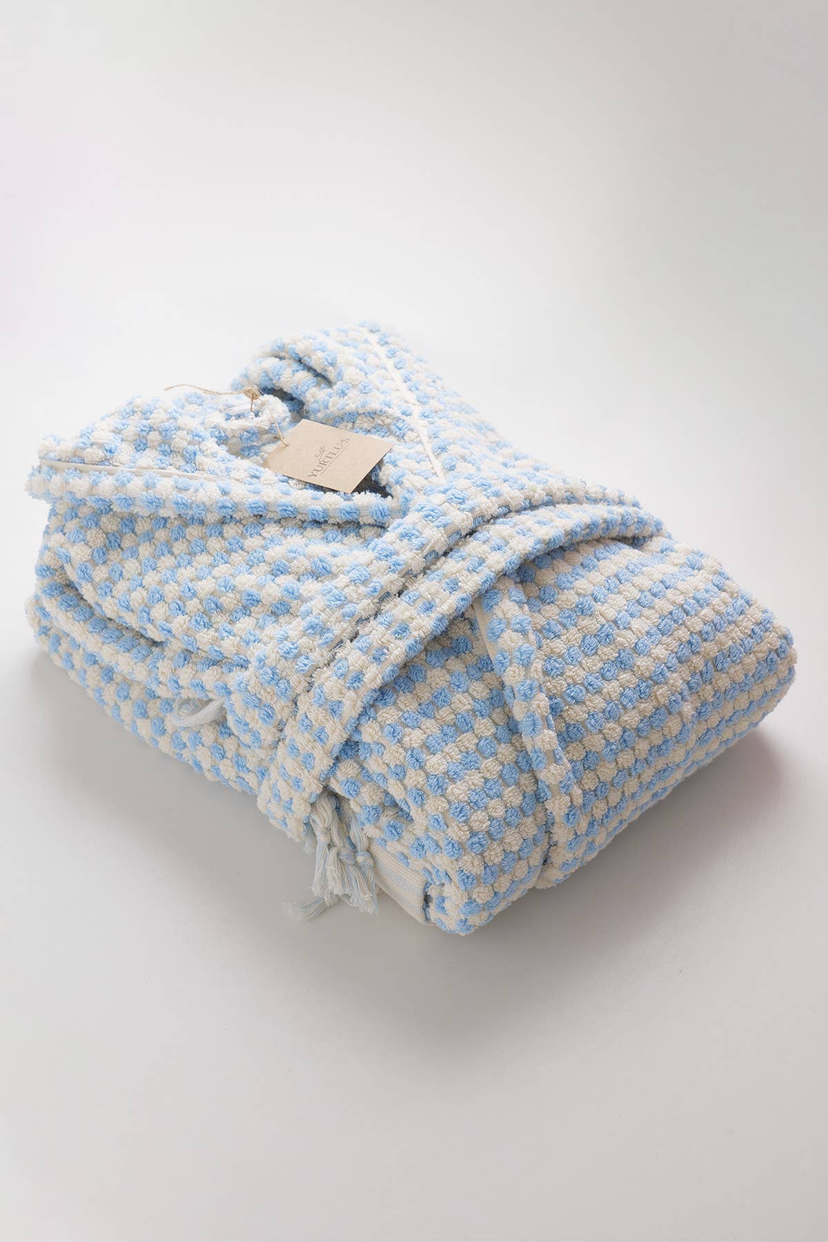 YURTLUS - Wholesale Robe - Women's - Unique 100% Cotton Pockets Bathrobe, Bubble Handwoven Robe44