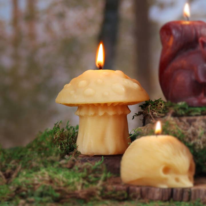 Big Dipper Wax Works - Wholesale Novelty Candle - Beeswax Mushroom Candles
