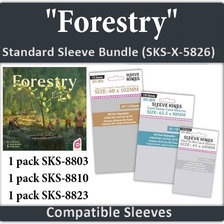 Conjunto de Capas de Cartão Compatíveis com Silvicultura (8803 x1, 8810 x1, 8823 x1) por atacado de Mayday Games