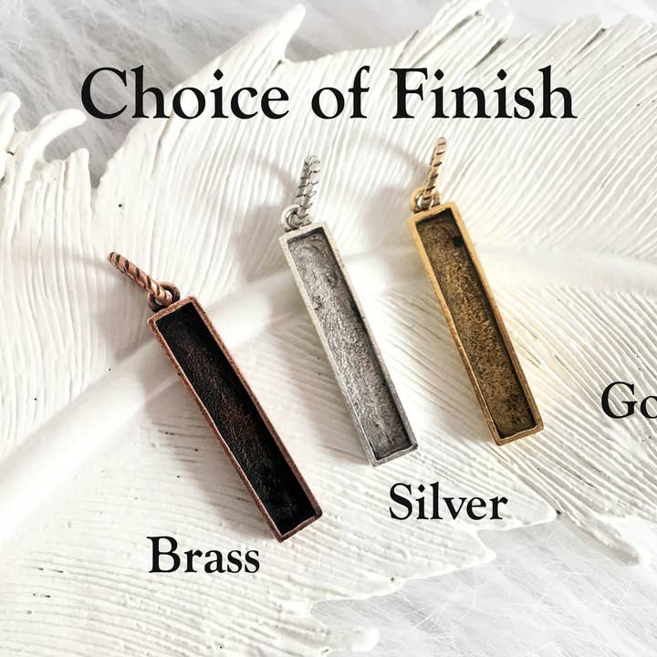 Jenica Jewelry - Wholesale Dangle Earrings - Teal Watercolor Bar Earrings - Multiple Options5