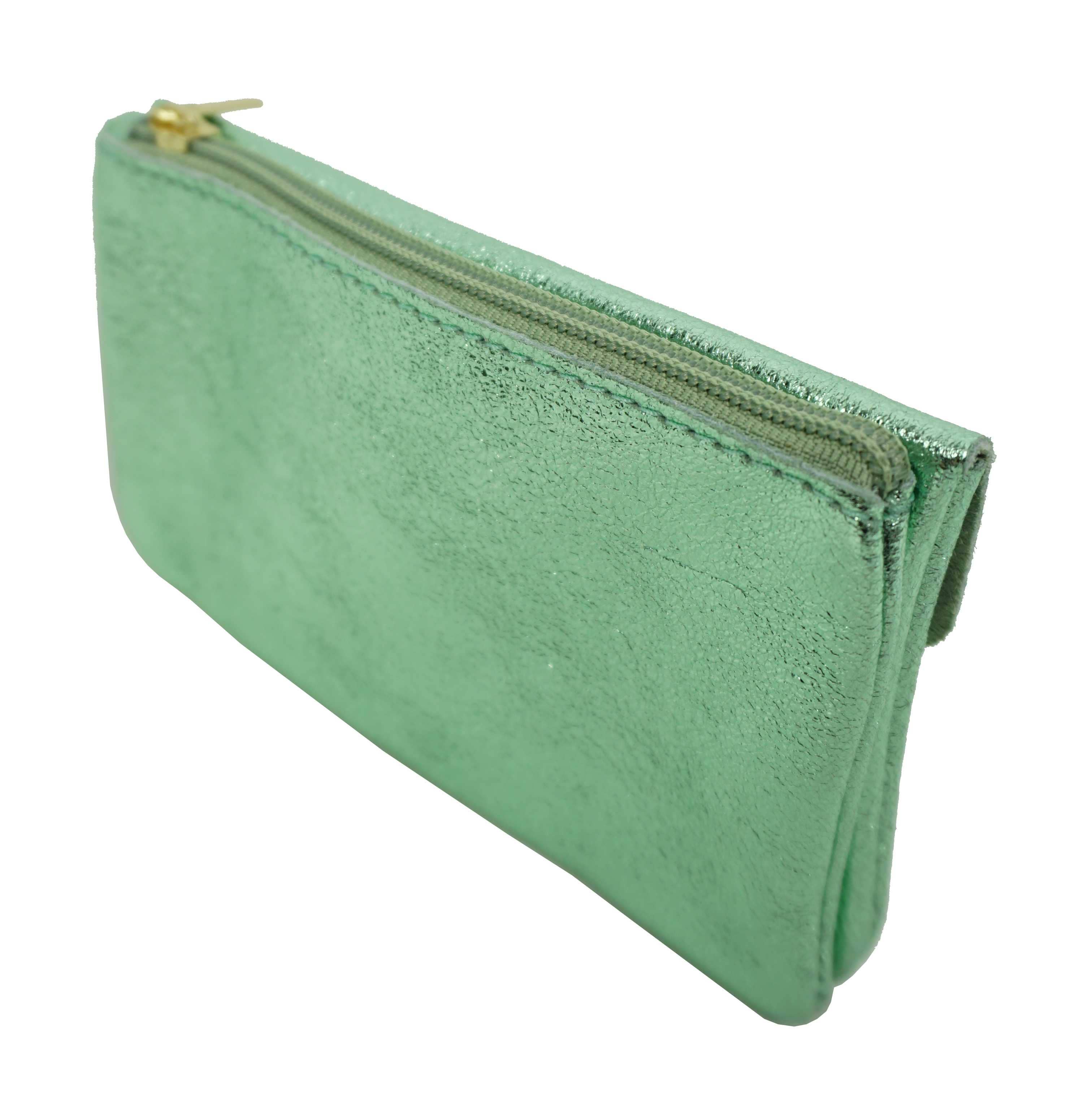 Anais - Vendita all'ingrosso Portafogli - Donna - Portafoglio grande in pelle lucida con tasca con cerniera PMD2702C7