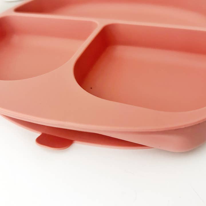 Gummy Chic - Vente Assiette – enfant et bébé - Assiette divisée en silicone à aspiration5