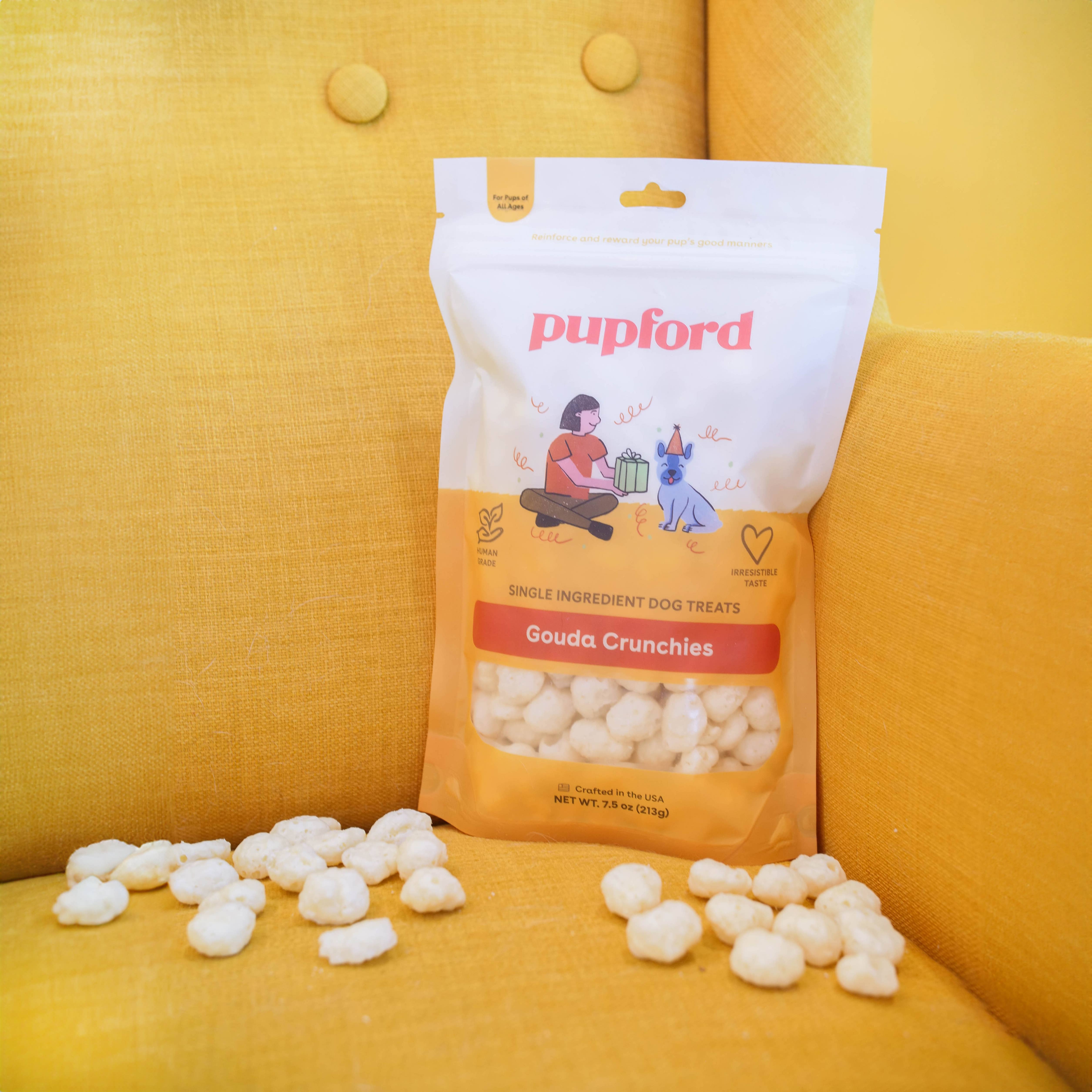 Pupford - Vente Friandises – chien - Crunchies au gouda 7,5 oz3
