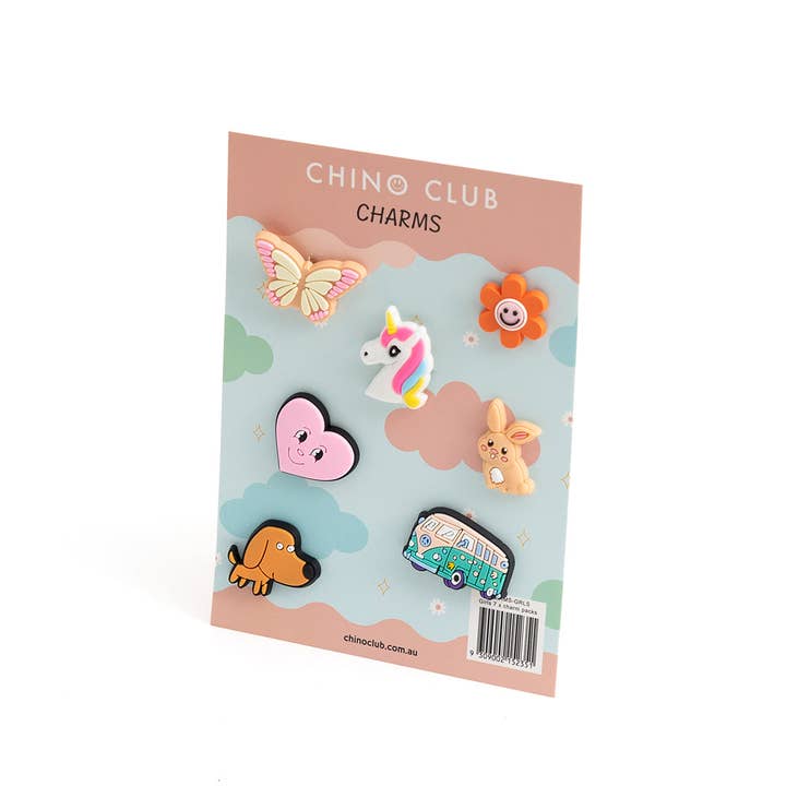 Chino Club - Wholesale Drink topper - Girls 7 x Chino Charm Packs3