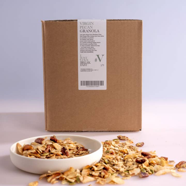 #V Muesli met pecannoten van eerste persing 5 kg voor wholesale door i just love breakfast