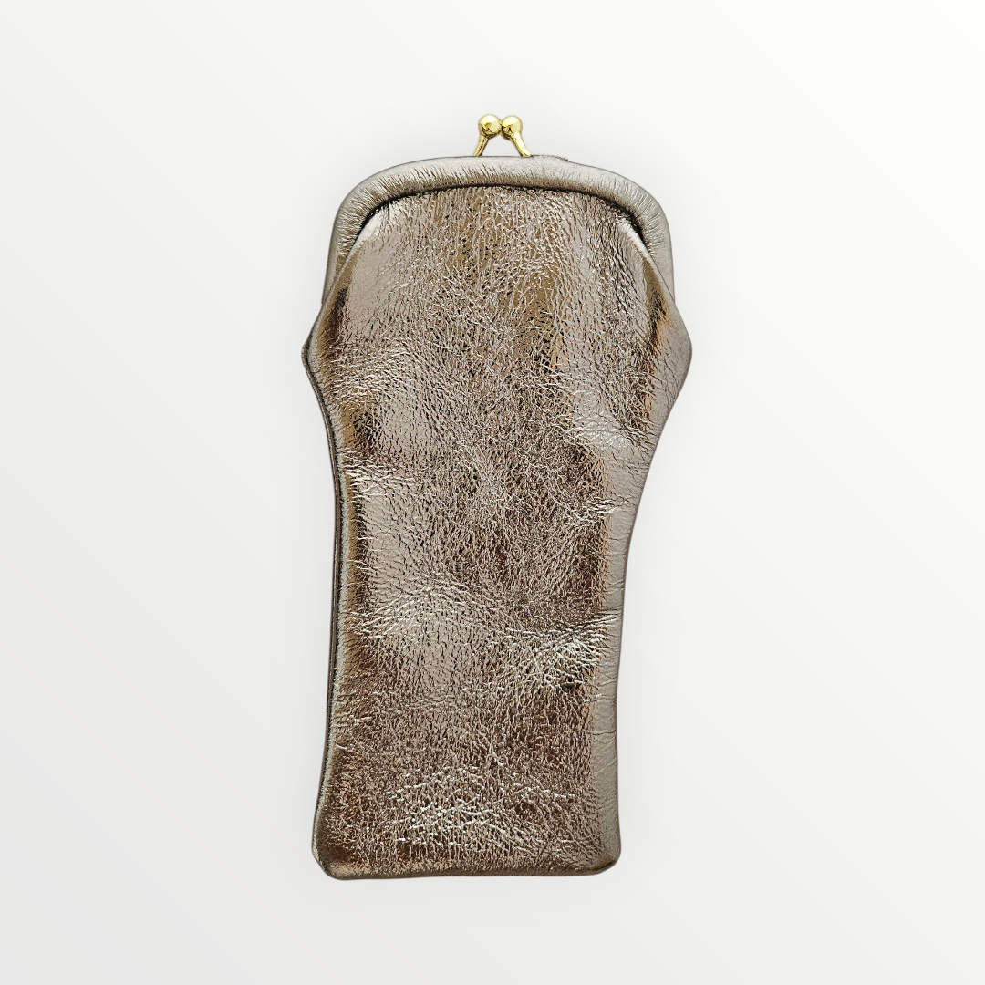 Royal marais – wholesale Fodral för glasögon och solglasögon - Dam – Glasögonfodral i läder med blommigt tyg och retroplatta13