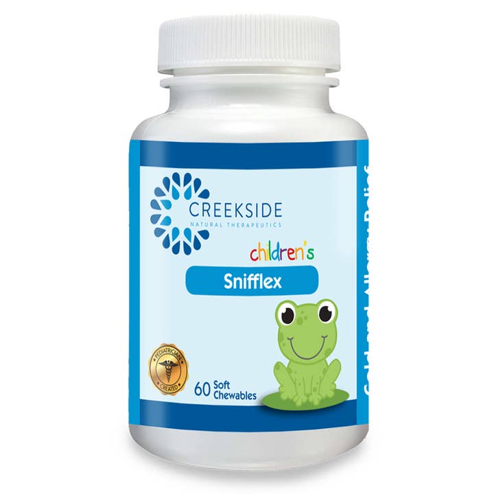 Creekside Natural Therapeutics - Wholesale Oral Supplement/Vitamin - Snifflex Cold and Allergy Relief for kids (with NAC)