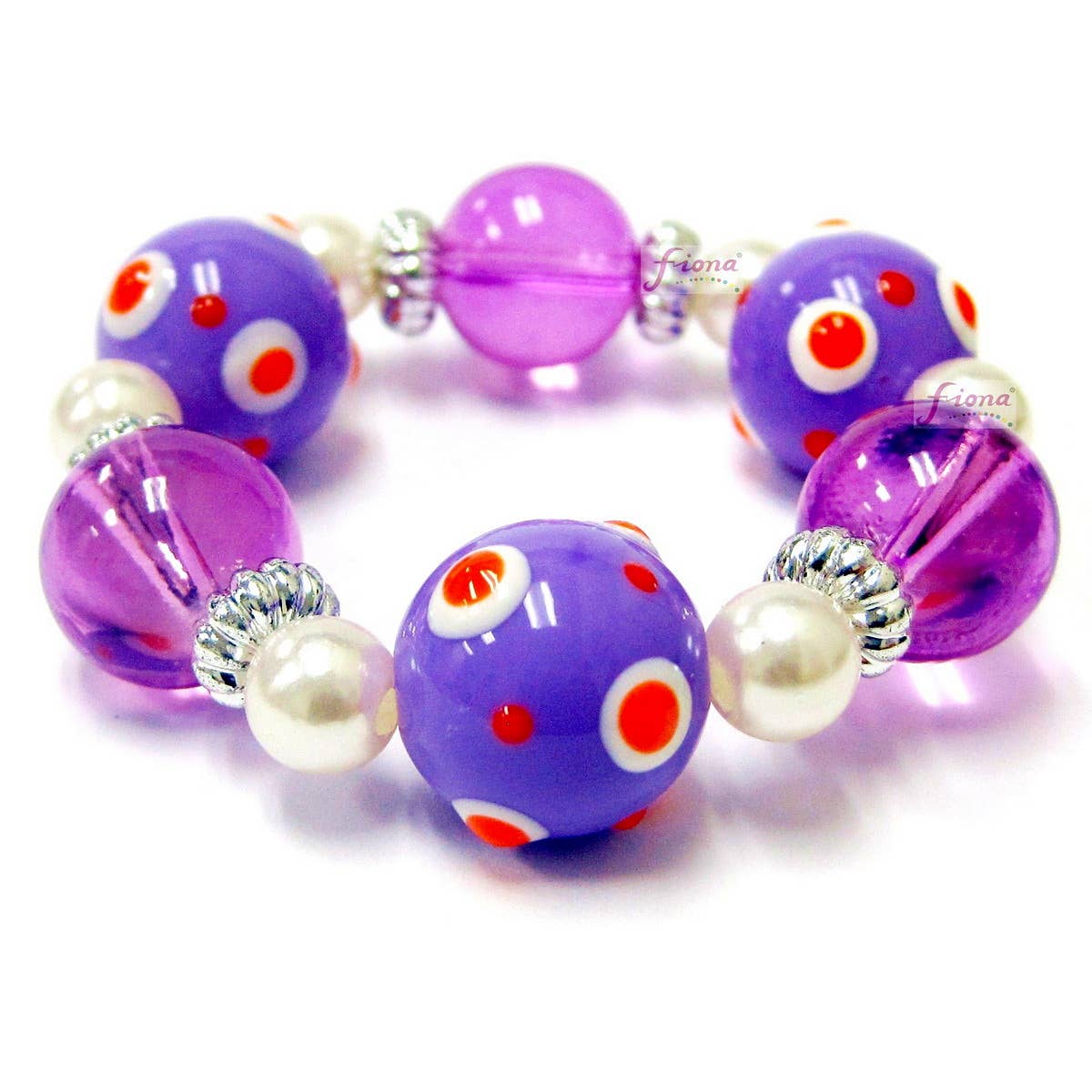 Fiona Accessories – Engroshandel Perlearmbånd – Børn – Børn Børn Armbånd 48pcs Counter Display12