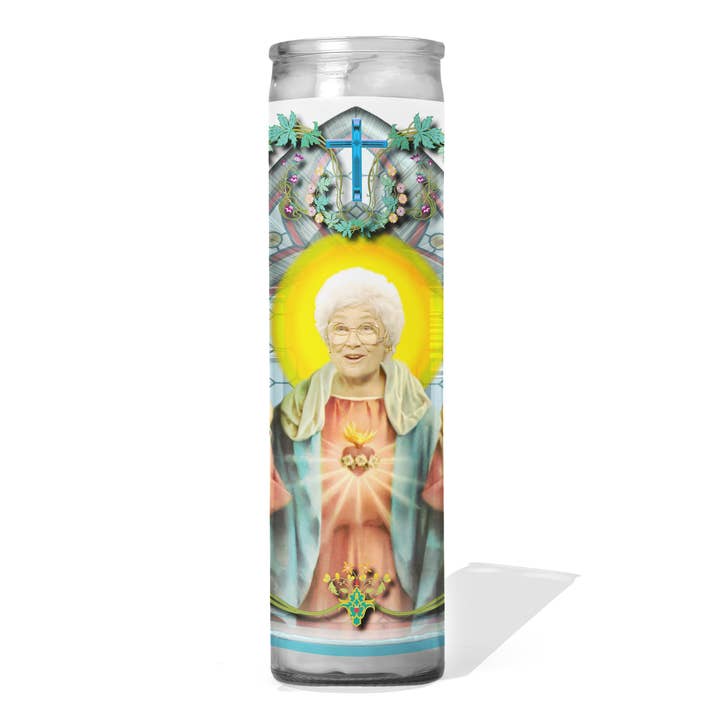 Sophia Petrillo Bougie de prière de célébrité - Golden Girls pour la vente par Calm Down Caren