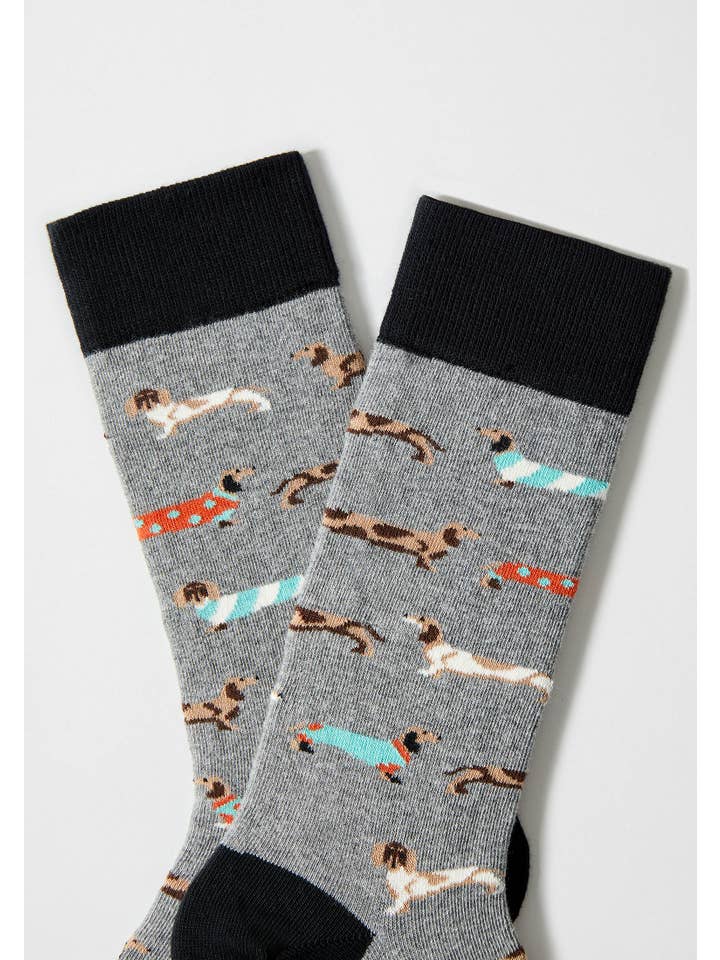 Flock BePets Grey - 100% Organic Cotton Socks for wholesale on Faire2