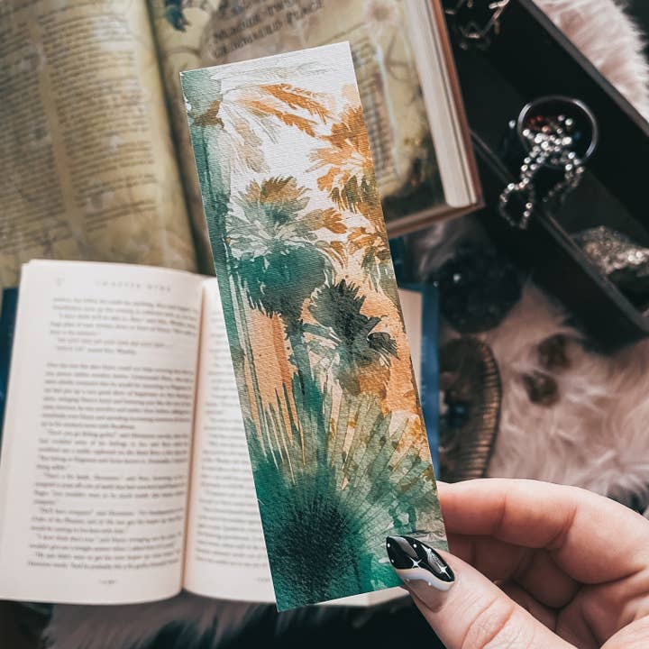 Mirkwood Scribes – wholesale Bookmark – Palm Trees Bookmark1