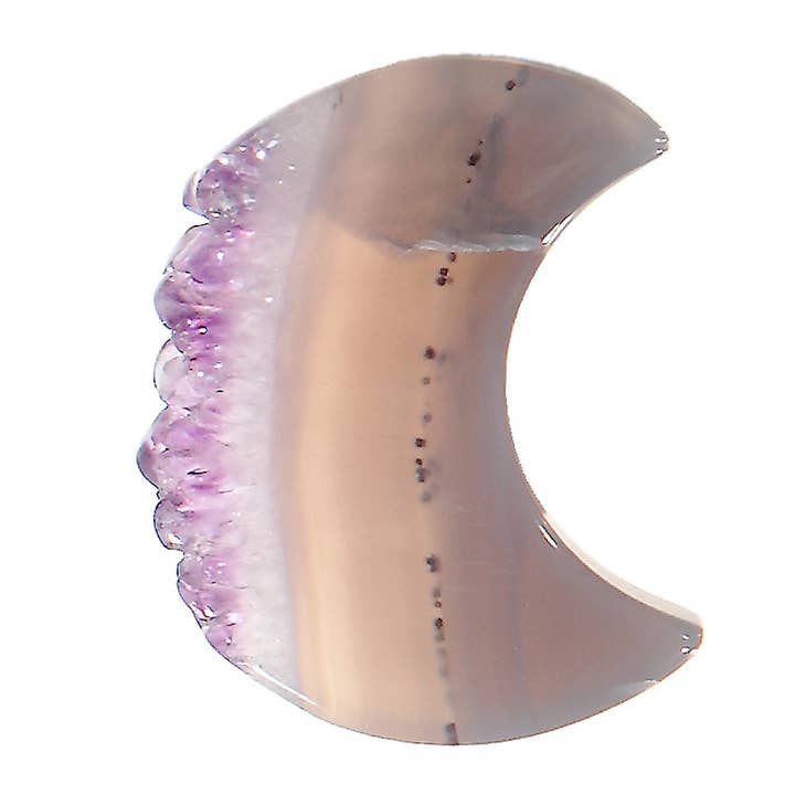 Natures Artifacts Inc - Wholesale Spiritual Stone/Crystal - Agate Druze Moon with Amethyst Druze3