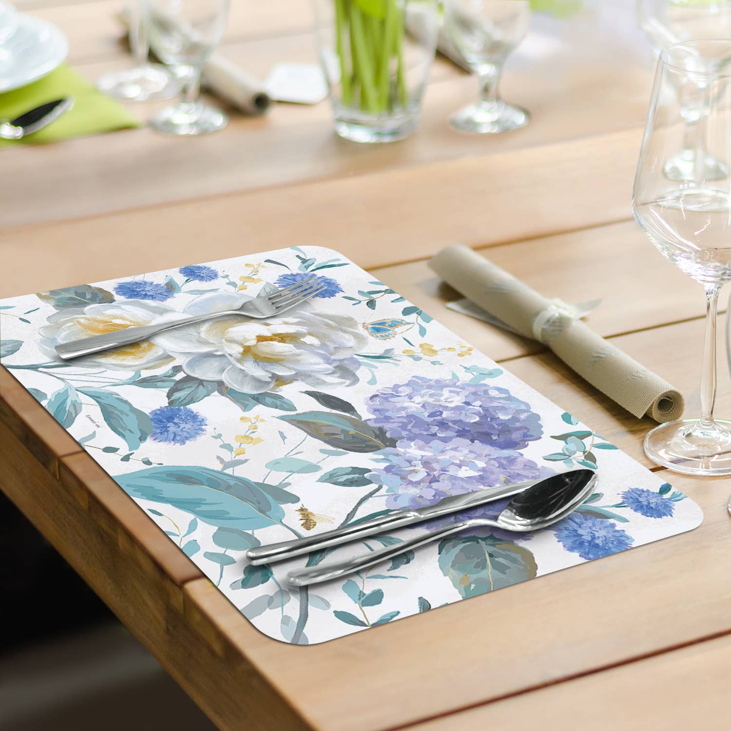 CounterArt/Highland Home/Thirstystone/CoasterStone – wholesale Placemat – "Spring Morning" Reversible Rectangular Plastic Placemat4