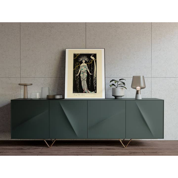 Kostymer Parisiens Vintage Poster för wholesale av Rock Paper Scissors Wall Art