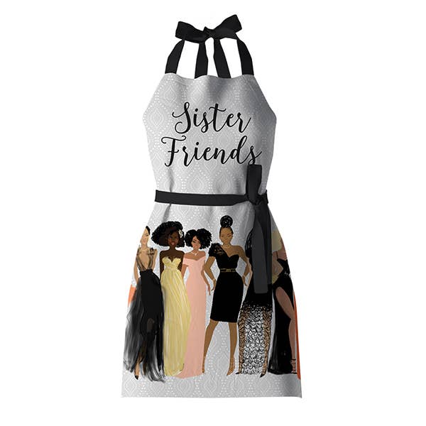 African American Expressions - Wholesale Apron - Sister Friends Apron