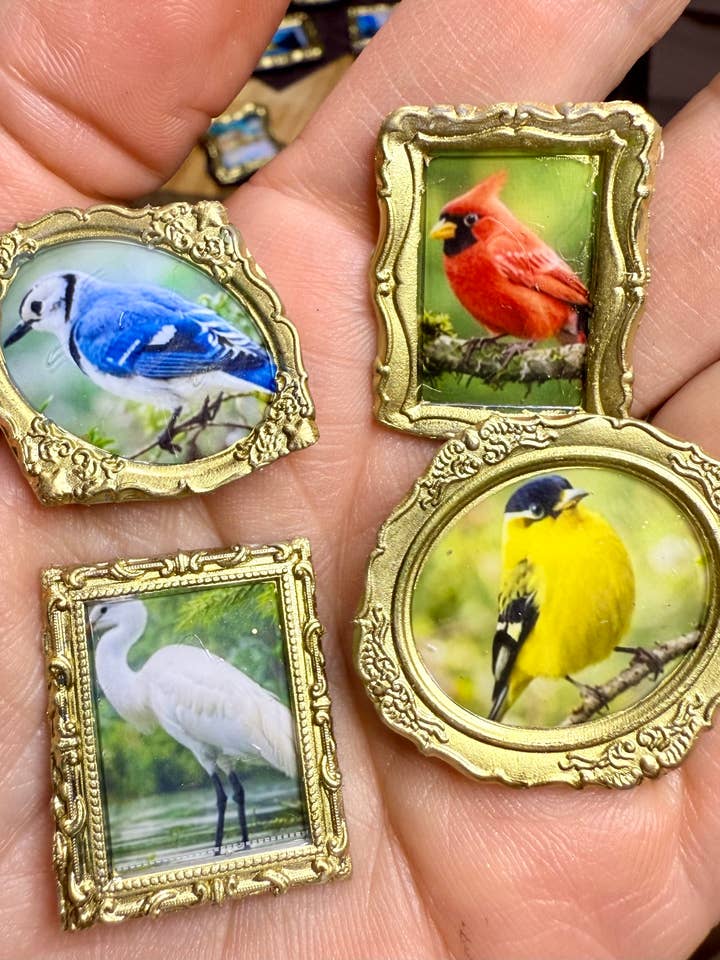 Bird Magnets (Set of 4 each) Bird theme for wholesale by Art in your Palm
