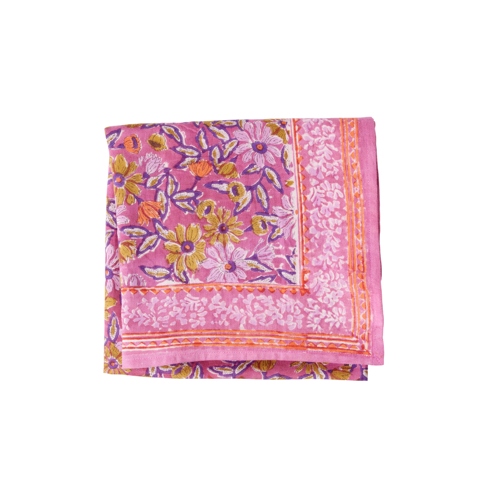 Bonheur du Jour - Wholesale Head Scarf - Women's - Indian Scarf - Meera Orchid5