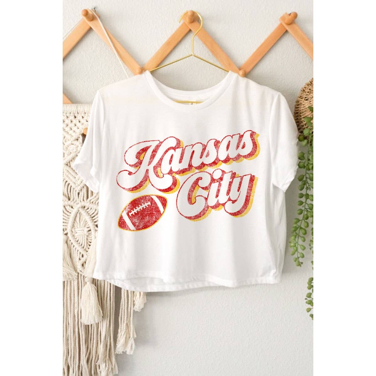 HRTandLUV - Wholesale Screen Printed T-Shirt - Women's - KANSAS CITY GRAPHIC CROP TOP2
