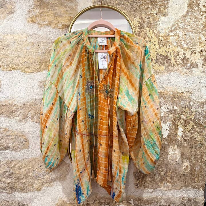 Silkesariöverdel för wholesale av Tolatoli